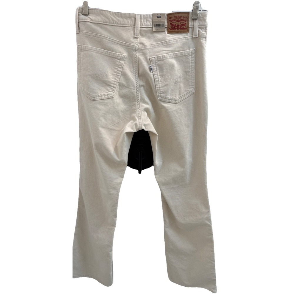 NWT Levi's 725 High Rise Bootcut Corduroy Pant W Size 31 Ivory Indie Boho Hippie - Picture 3 of 10